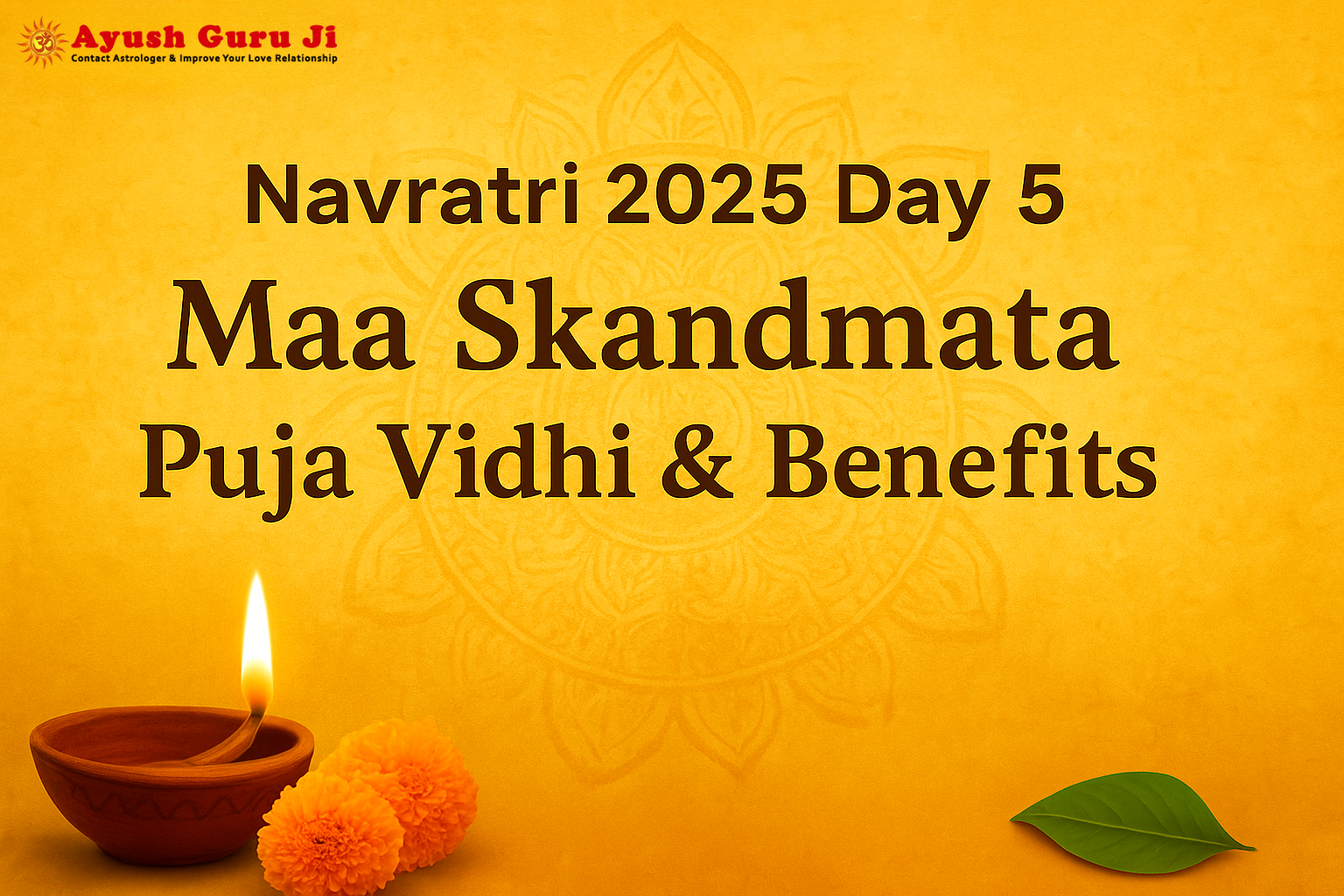 Navratri 2025 Day 5: Maa Skandmata Puja Vidhi & Benefits